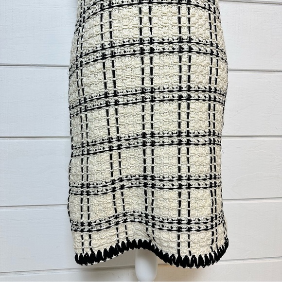 Tory Burch NWT $596 Sleeveless Linen Tweed Shift Dress Size Small Chanel - Picture 6 of 15